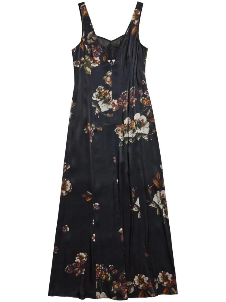 Jason Wu floral-print crepe maxi dress - Black Cover