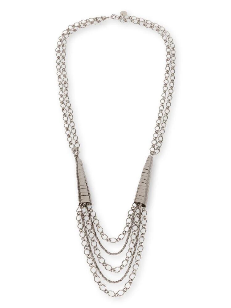 Alberta Ferretti chain-link necklace - Silver Cover