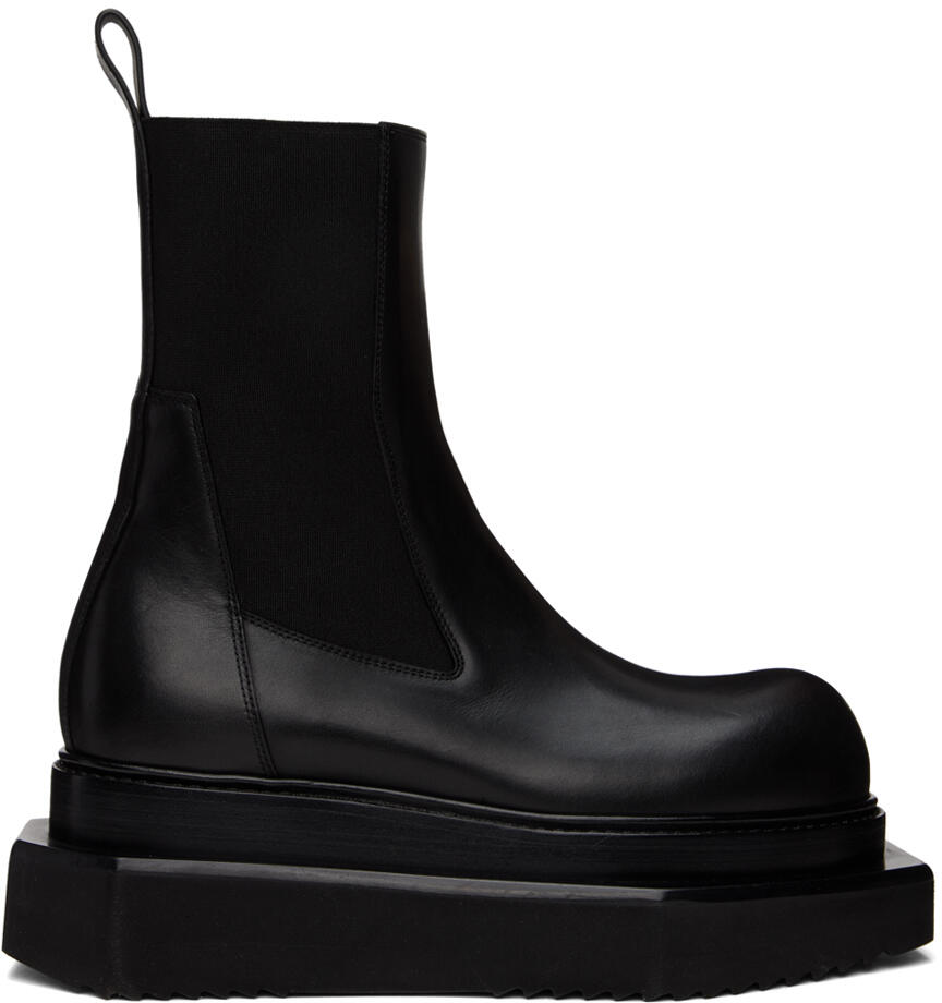 Rick Owens Black Beatle Turbo Cyclops Chelsea Boots Cover