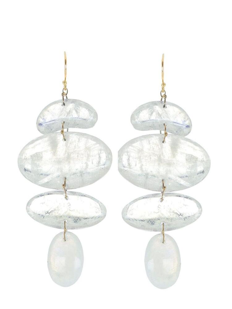 Ten Thousand Things 18kt yellow gold Totem moonstone earrings Cover