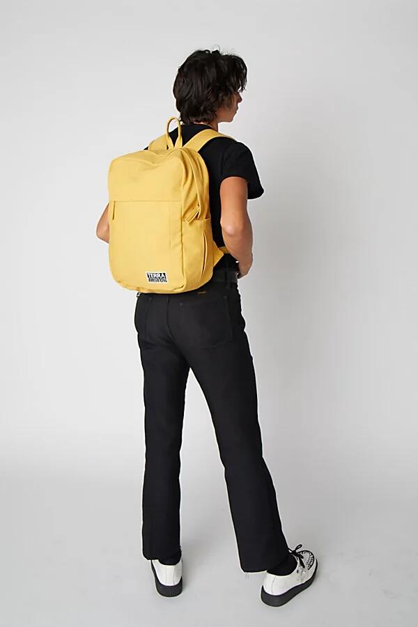 Terra Thread Organic Cotton Canvas Backpack in Mustard Cover