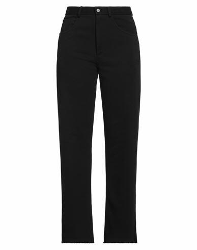 Mm6 Maison Margiela Woman Pants Black Cotton, Polyester Cover