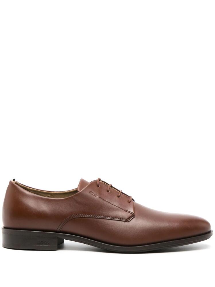 BOSS 30mm leather derby shoes - Brown Cover