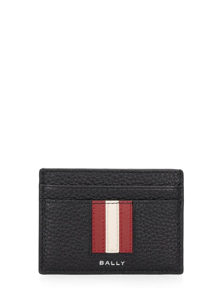 BALLY Ribbon Leather Card Holder Cover