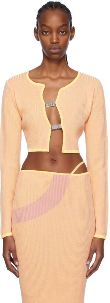 GCDS Pink Comma Cardigan Cover