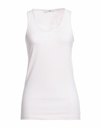 Mr Massimo Rebecchi Woman Tank top Pink Cotton, Elastane Cover