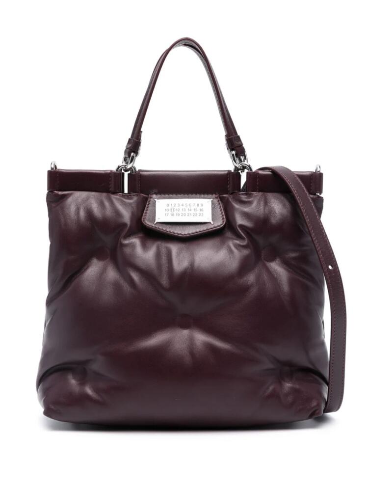 Maison Margiela small Glam Slam tote bag - Purple Cover