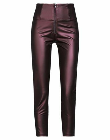 Freddy Woman Leggings Deep purple Polyester, Elastane Cover