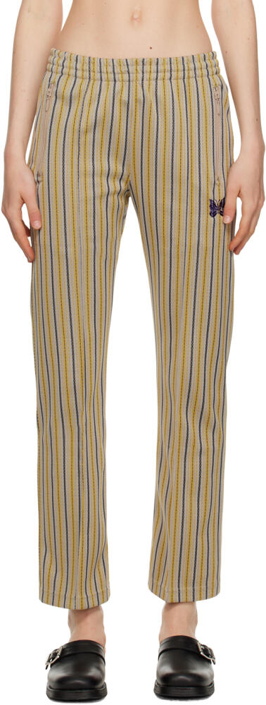 NEEDLES Yellow Stripe Track Pants Cover