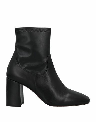 Anaki Woman Ankle boots Black Soft Leather Cover