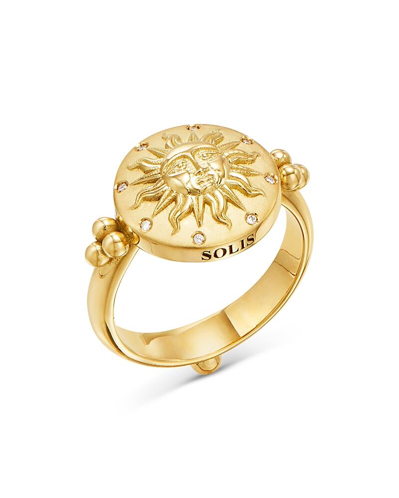 Temple St. Clair 18K Yellow Gold Celestial Diamond Sole Ring Cover