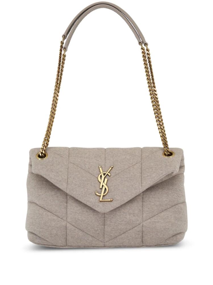 Saint Laurent Puffer wool shoulder bag - Neutrals Cover