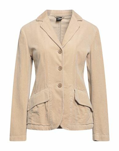 Aspesi Woman Blazer Beige Cotton Cover