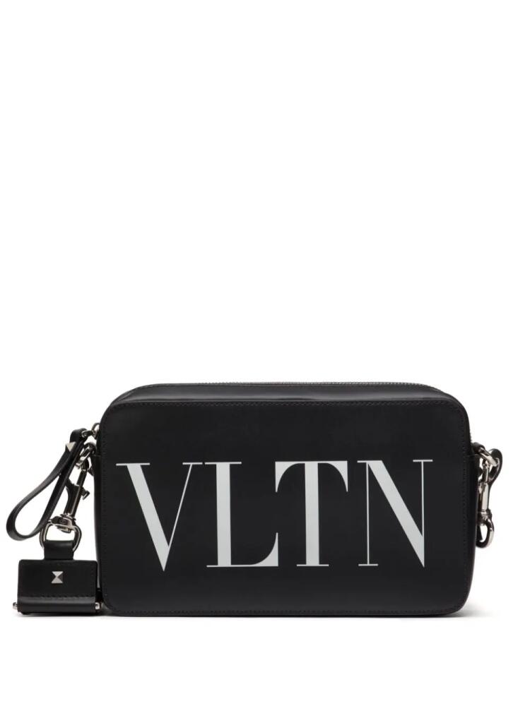 Valentino Garavani VLTN leather shoulder bag - Black Cover