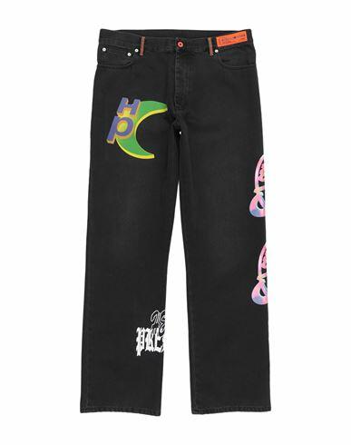 Heron Preston Man Jeans Black Cotton Cover