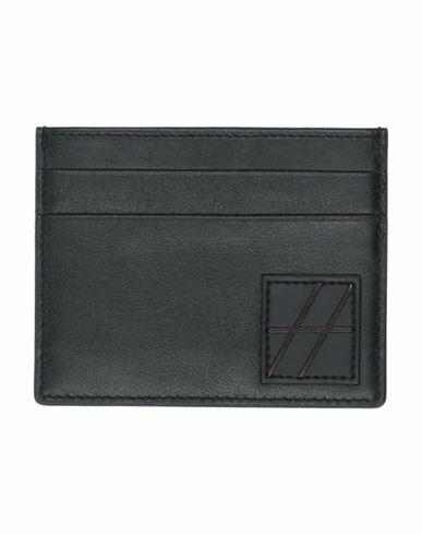 Hogan Woman Document holder Black Soft Leather Cover