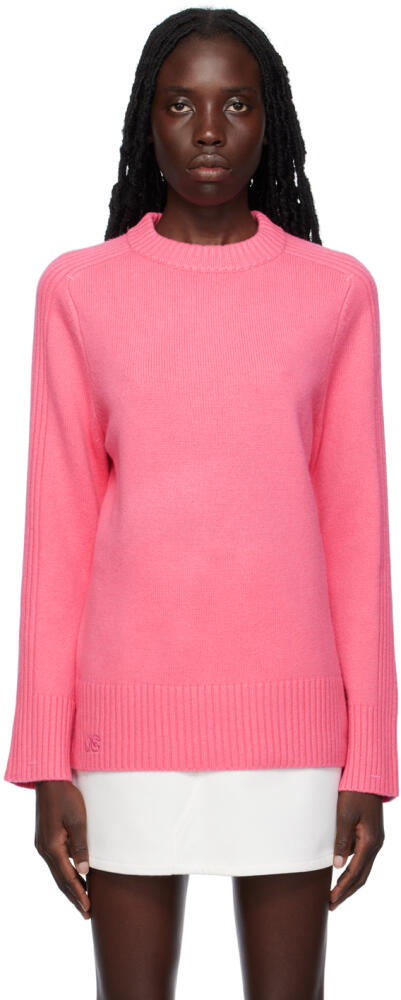 Fax Copy Express Pink Pullover Sweater Cover