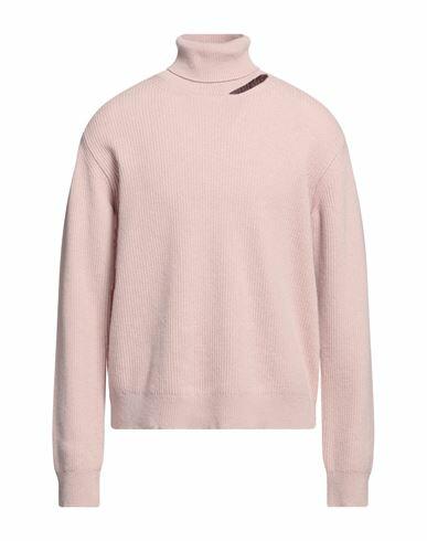 Paura Man Turtleneck Light pink Virgin Wool Cover