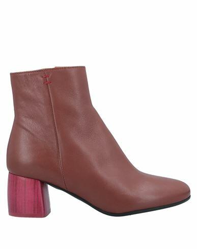 Malìparmi Woman Ankle boots Brown Soft Leather Cover