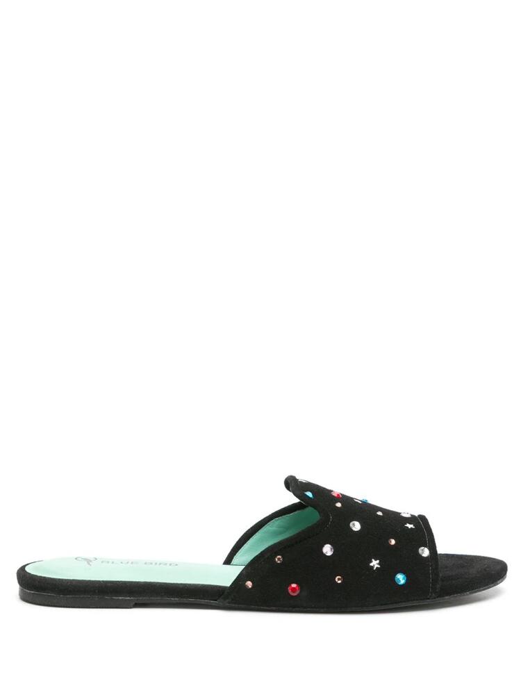 Blue Bird Shoes embellished flat sandals - Black Cover