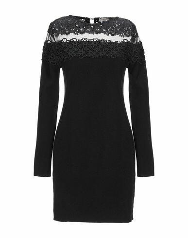 Cashmere Company Woman Mini dress Black Wool, Cashmere, Nylon, Elastane Cover