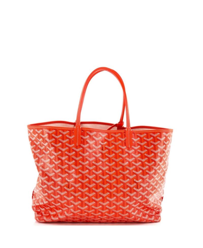 Pre-Owned Goyard Pm Saint Louis Tote Coated Canvas Cover