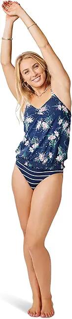 Carve Designs Cassie Tankini (Bouquet) Women's Swimwear Cover