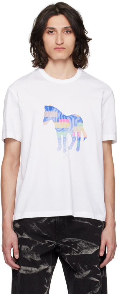 PS by Paul Smith White Zebra T-Shirt Cover