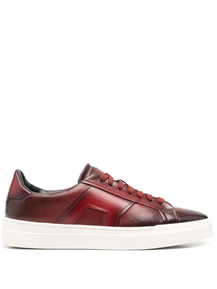 Santoni gradient-effect sneakers - Red Cover