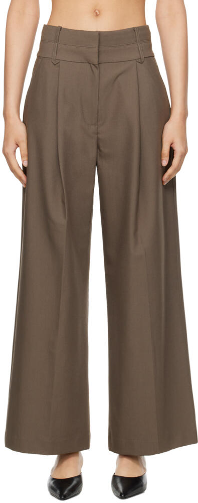 CAMILLA AND MARC Taupe Mallory Trousers Cover