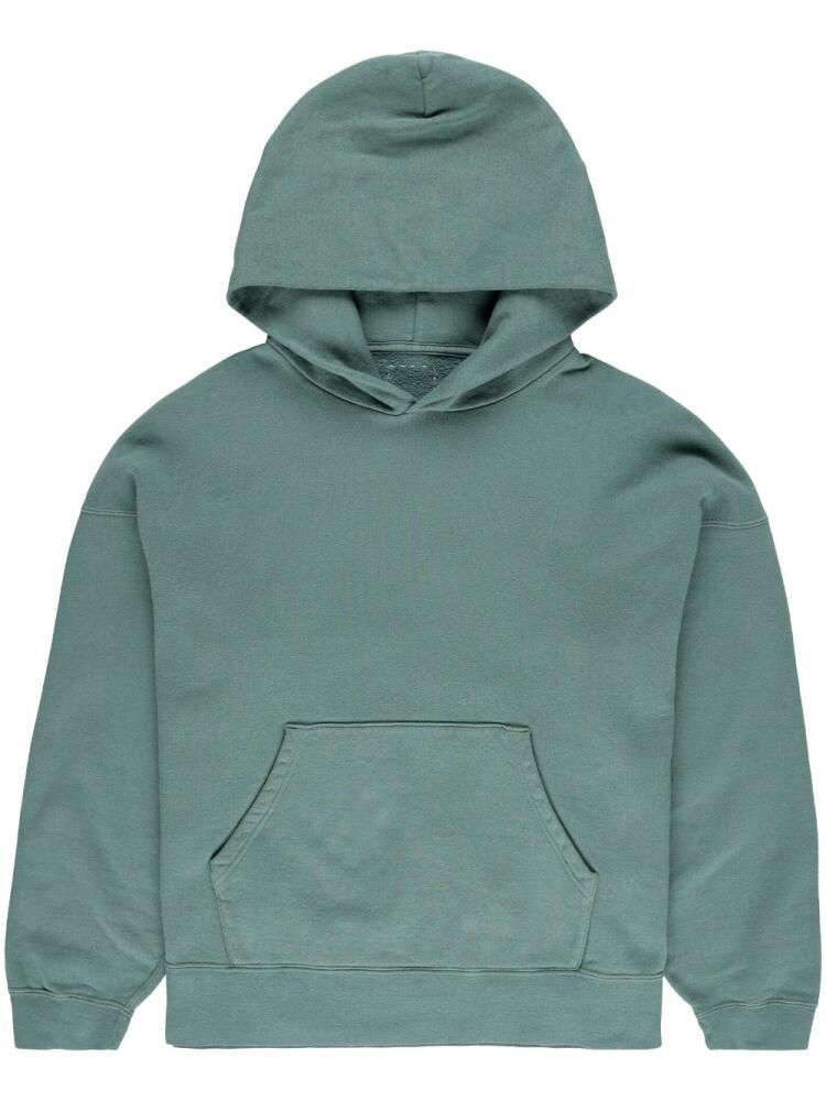 visvim long-sleeve cotton hoodie - Green Cover