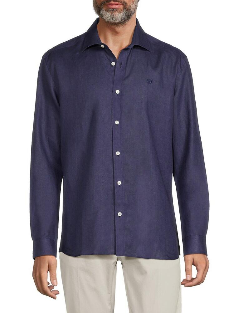 North Sails Men's Solid Shirt - Navy Cover