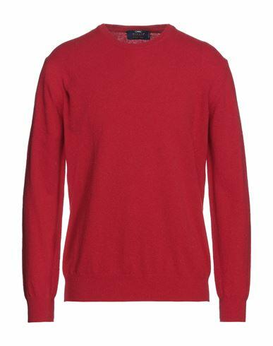 Giulio Corsari Man Sweater Red Lambswool, Polyamide Cover