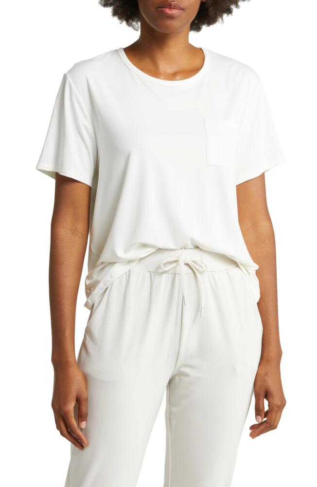 Cozy Earth Ultrasoft Short Sleeve Pajama Top in Ivory Cover