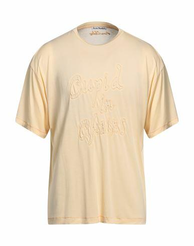 Acne Studios Man T-shirt Yellow Lyocell Cover