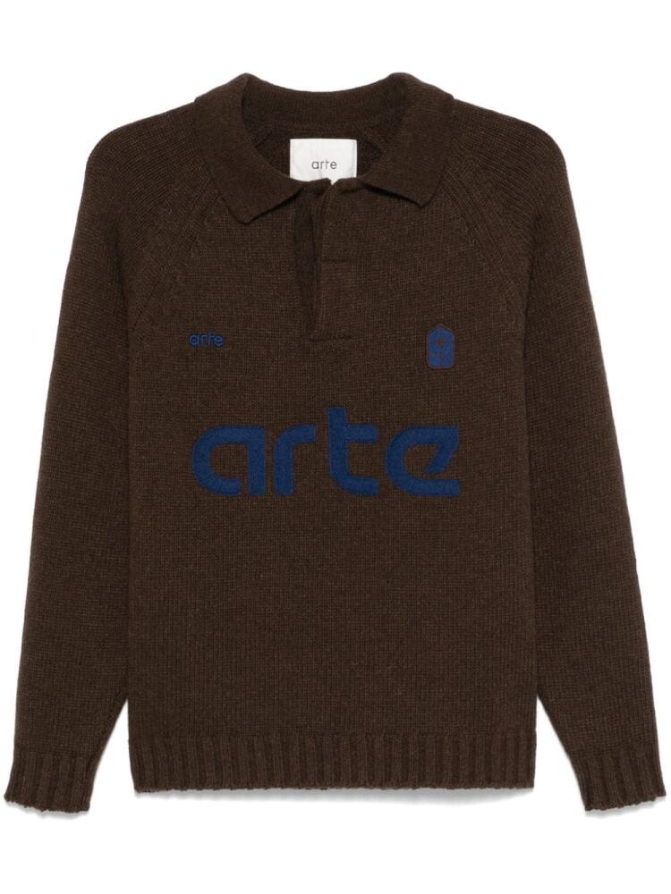 ARTE Football sweater - Brown Cover