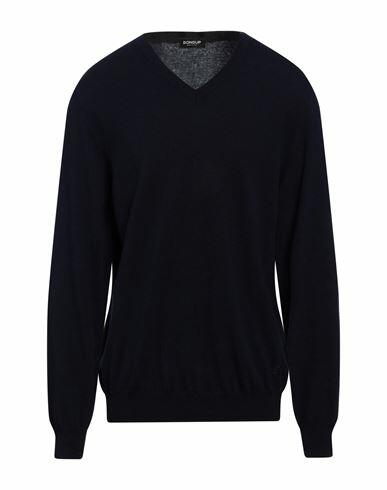 Dondup Man Sweater Midnight blue Merino Wool Cover