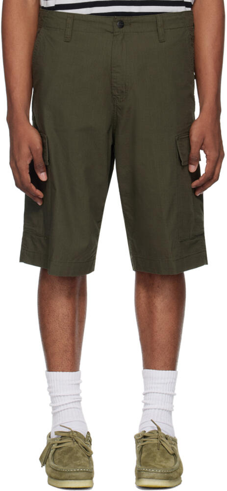 Carhartt Work In Progress Khaki Regular Cargo Shorts Cover