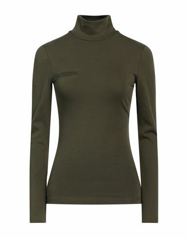 Pangaia Woman T-shirt Military green Organic cotton, Roica Cover