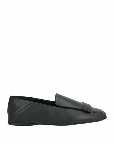 Sergio Rossi Woman Loafers Black Leather Cover