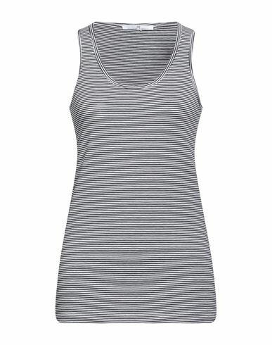 Mr Massimo Rebecchi Woman Tank top Navy blue Cotton, Elastane Cover