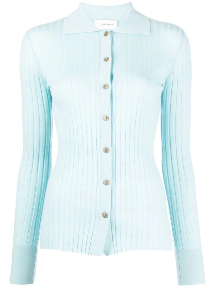 Lisa Yang Aria cashmere cardigan - Blue Cover