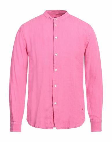 Peuterey Man Shirt Fuchsia Linen Cover