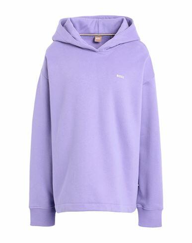 Boss Woman Sweatshirt Lilac Cotton, Polyester Cover