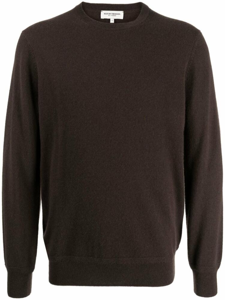 Man On The Boon. crew-neck cashmere jumper - Brown Cover