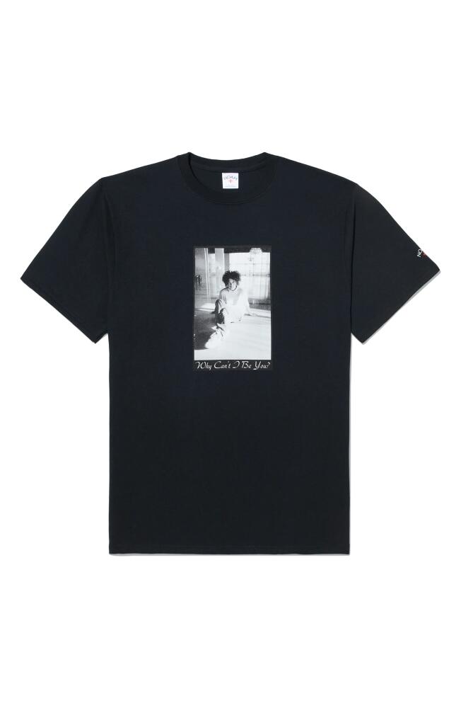 Noah x The Cure 'Why Can't I Be You' Cotton Graphic T-Shirt in Black Cover