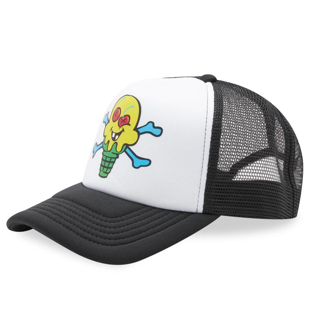 ICECREAM Men's Cones & Bones Trucker Cap in White Cover