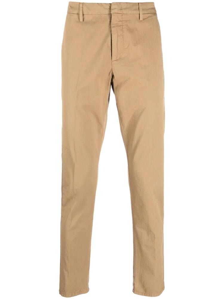 DONDUP straight-leg cropped trousers - Brown Cover