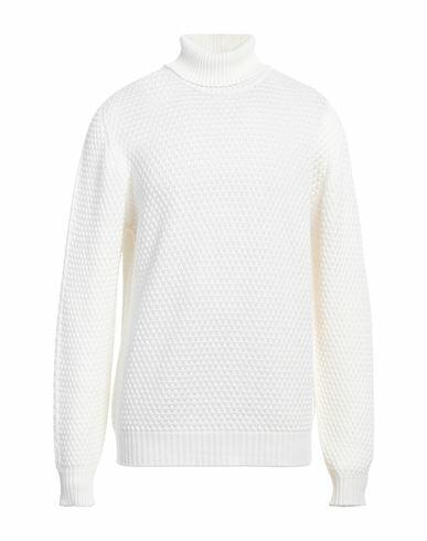 7.1 Settepuntouno Man Turtleneck White Virgin Wool Cover