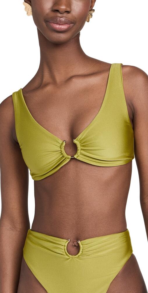 JADE Swim Reiss Bikini Top Mantis Sheen Cover